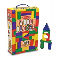 Melissa & Doug 100 piece wood blocks