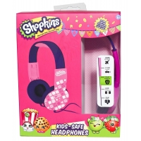 Shopkins Kid Friendly Headphones, Purple